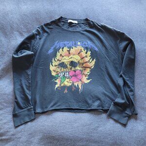 Women's Daydreamer Metallica Flaming Skull Shirt